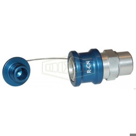 Dixon FloMAX R Series Coolant Nozzle with Plug, 1/2 in Nominal, FNPT, Aluminum, Domestic R-CN-P